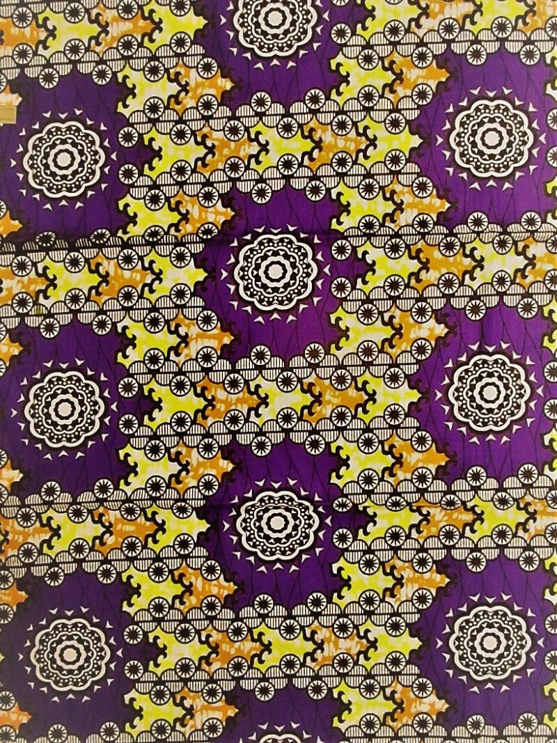 ⑱Xアフリカンプリント*パーニュ*キテンゲ*アフリカンバティック拍卖