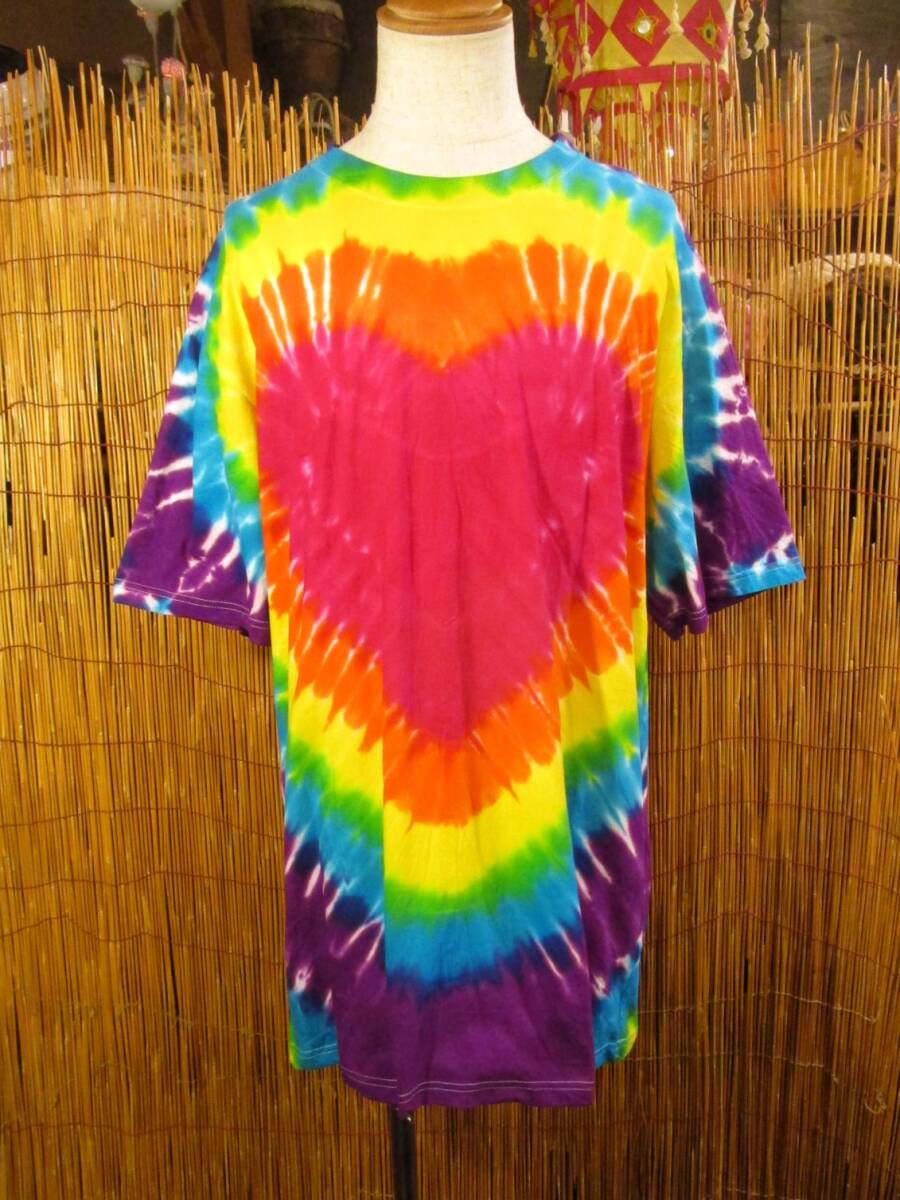 ⑩新品*男女兼用*コットン素材*タイダイ染め*半袖*Tシャツ*2XL拍卖