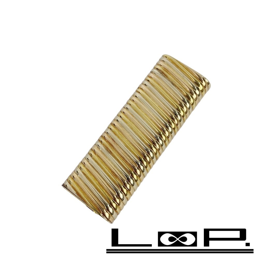 ■美品■ カルティエ トリニティ ライター タバコ 煙草 ゴールド YG750 K18 95.0g 【275739】〇拍卖