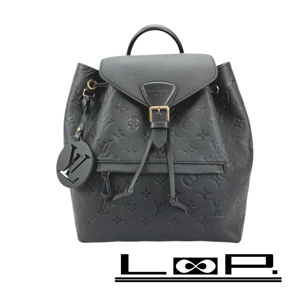 ■美品■ ルイヴィトン モンスリ PM リュック バックパック アンプラント ブラック ノワール M45205 【375910】5拍卖
