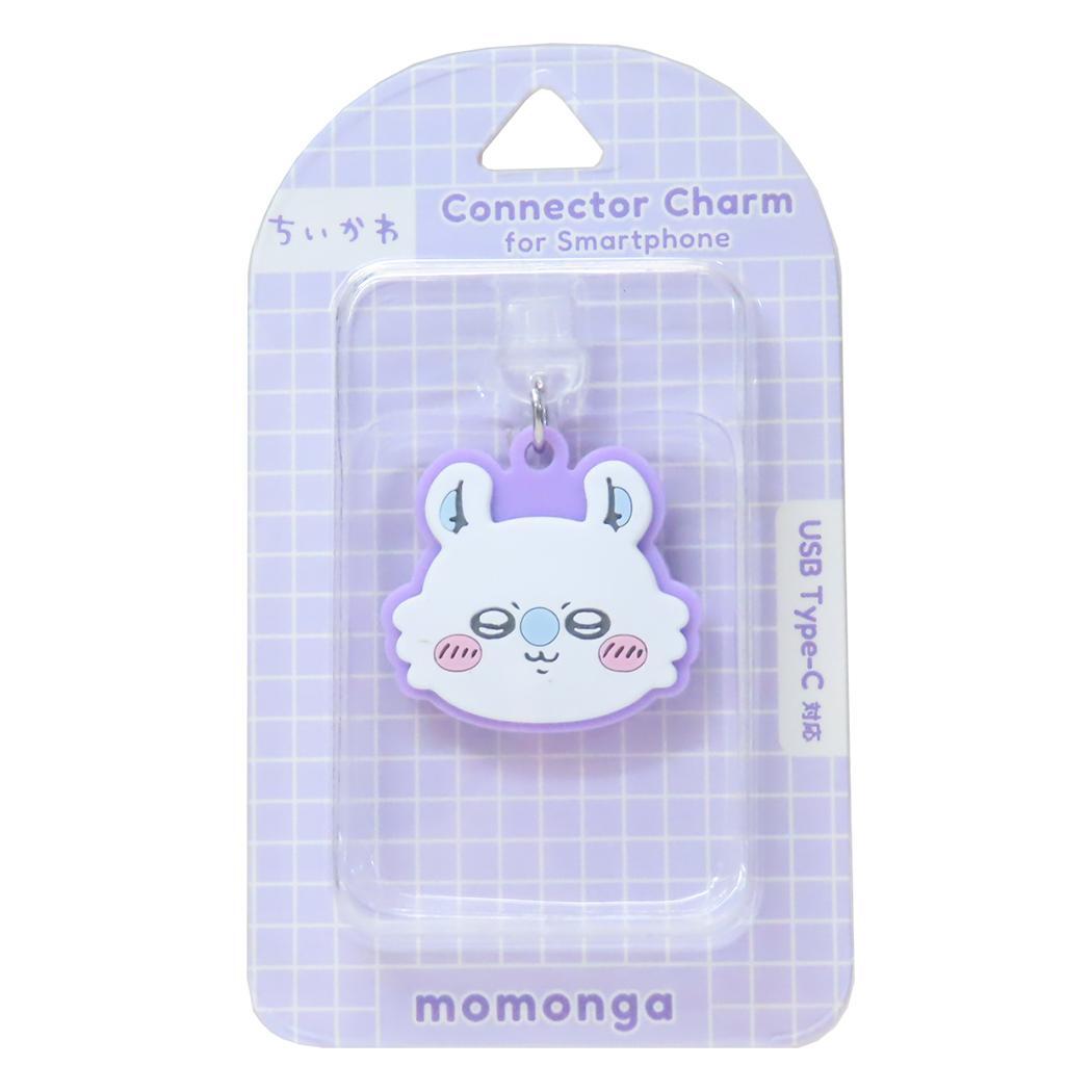 ちいかわ スマホアクセ USB Type-C対応コネクタチャーム モモンガ グルマンディーズ 汚れ防止 キャラクター グッズ拍卖