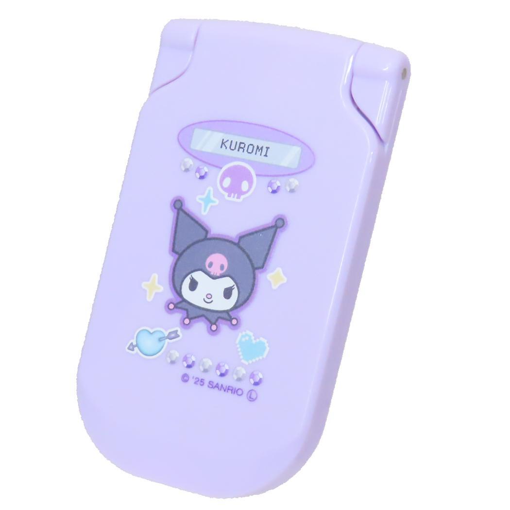 クロミ 手鏡 ガラケー型コンパクトミラー サンリオ カミオジャパン コンパクトミラー 平成レトロ キャラクター グッズ拍卖