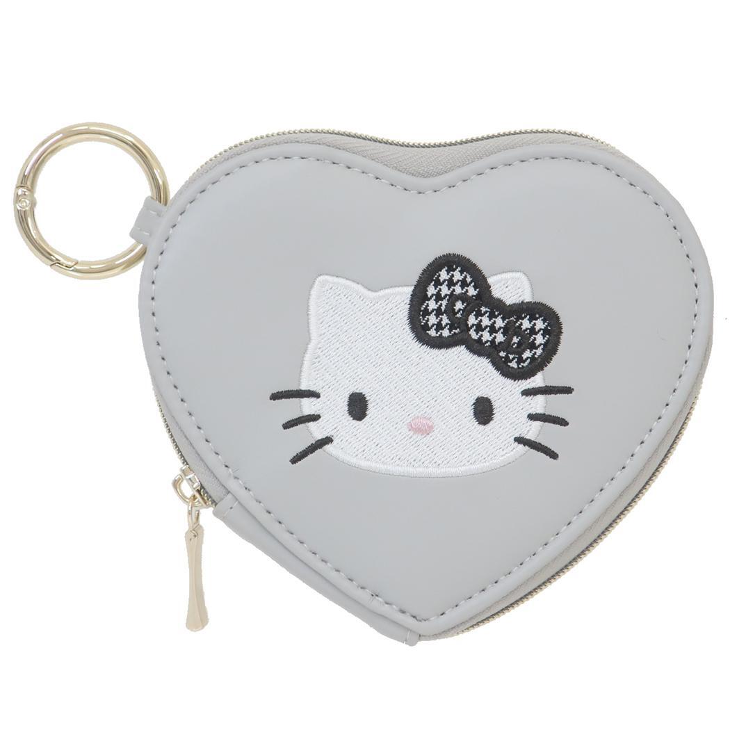 ハローキティ ミニポーチ ミニハートポーチ モノトーン サンリオ マリモクラフト 小物入れ キャラクター グッズ拍卖