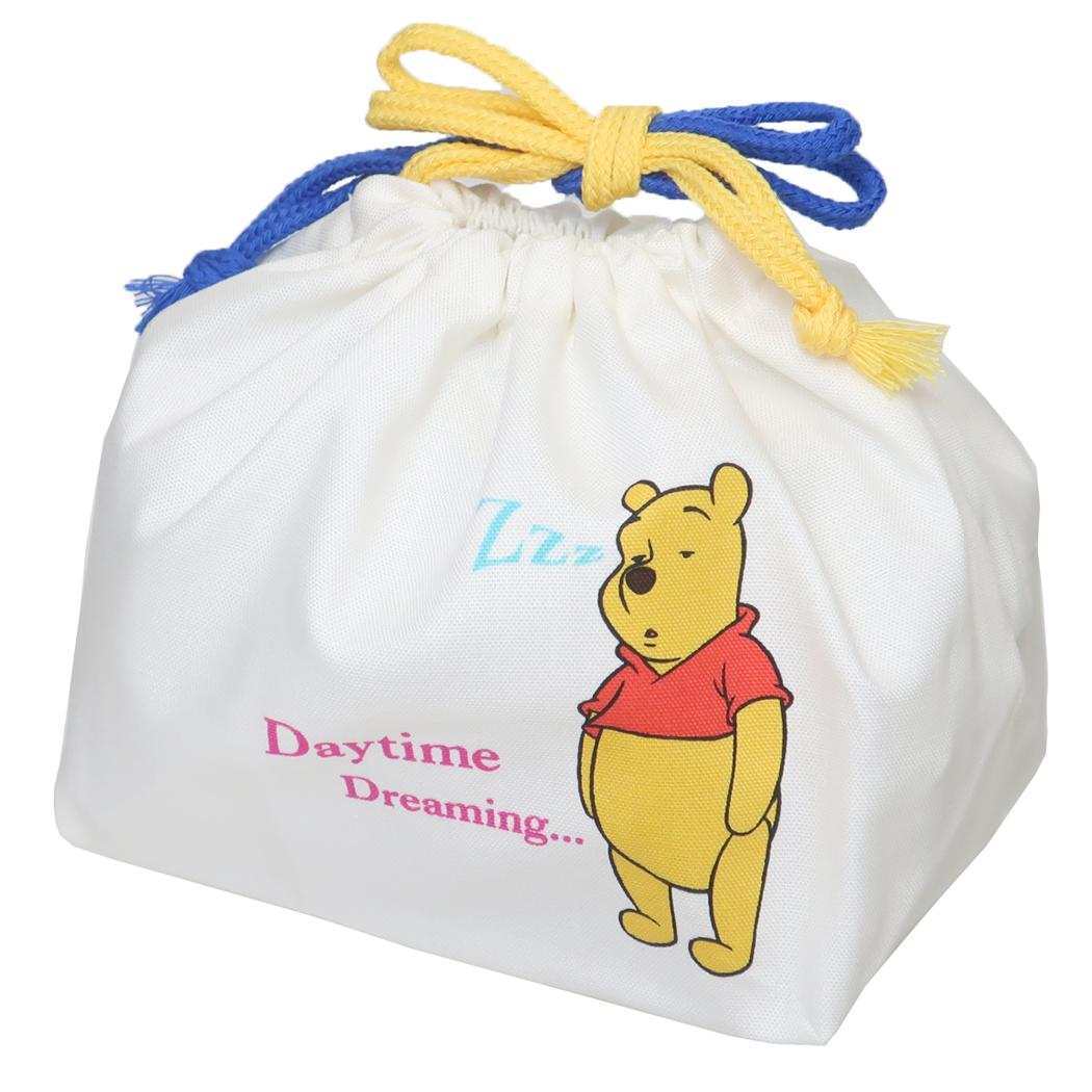 くまのプーさん ランチ巾着 マチ付きランチバッグ FUNNY FACES ディズニー 大西賢製販 お弁当きんちゃく キャラクター拍卖