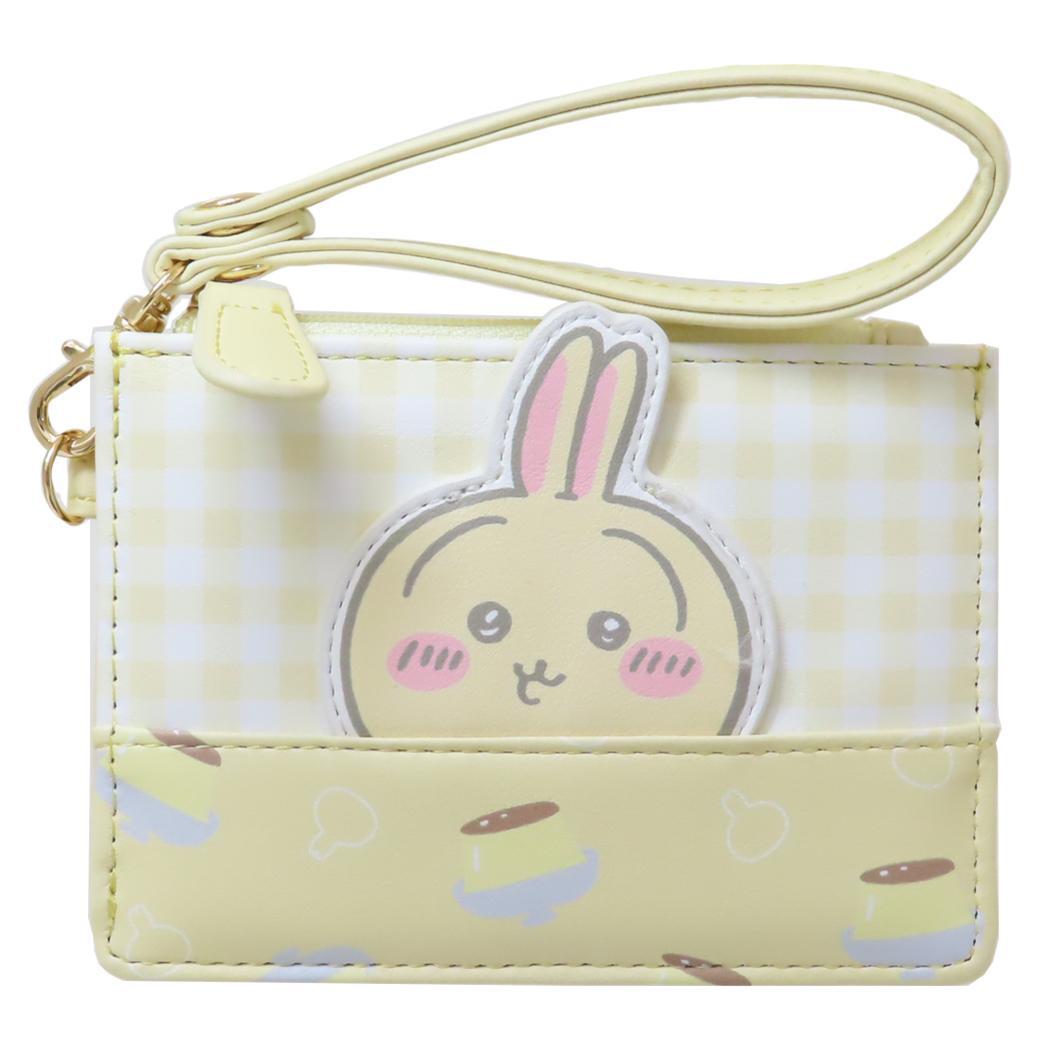 ちいかわ パス&コイン&カードケース フラグメントケース ひょっこり うさぎ イエロー アルディ ICカードケース キャラクター拍卖