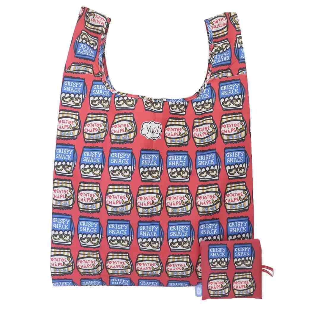 ヤップ ショッピングバッグ エコバッグ スナックエコ 丸眞 お買い物かばん おもしろ雑貨 グッズ拍卖