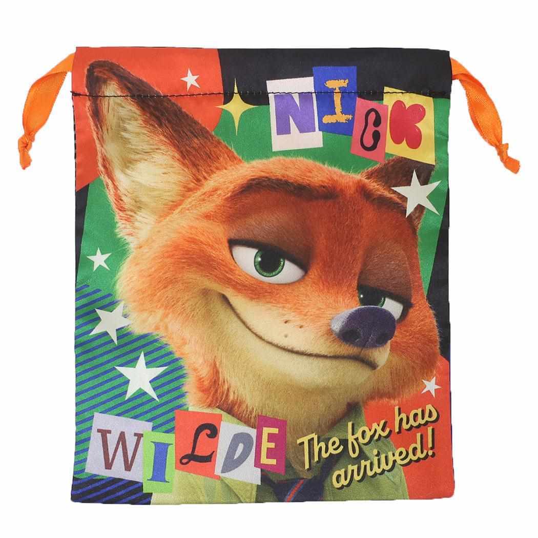 ズートピア 巾着袋 リボン巾着 ニック ディズニー スモールプラネット きんちゃくポーチ 小物入れ キャラクター グッズ拍卖