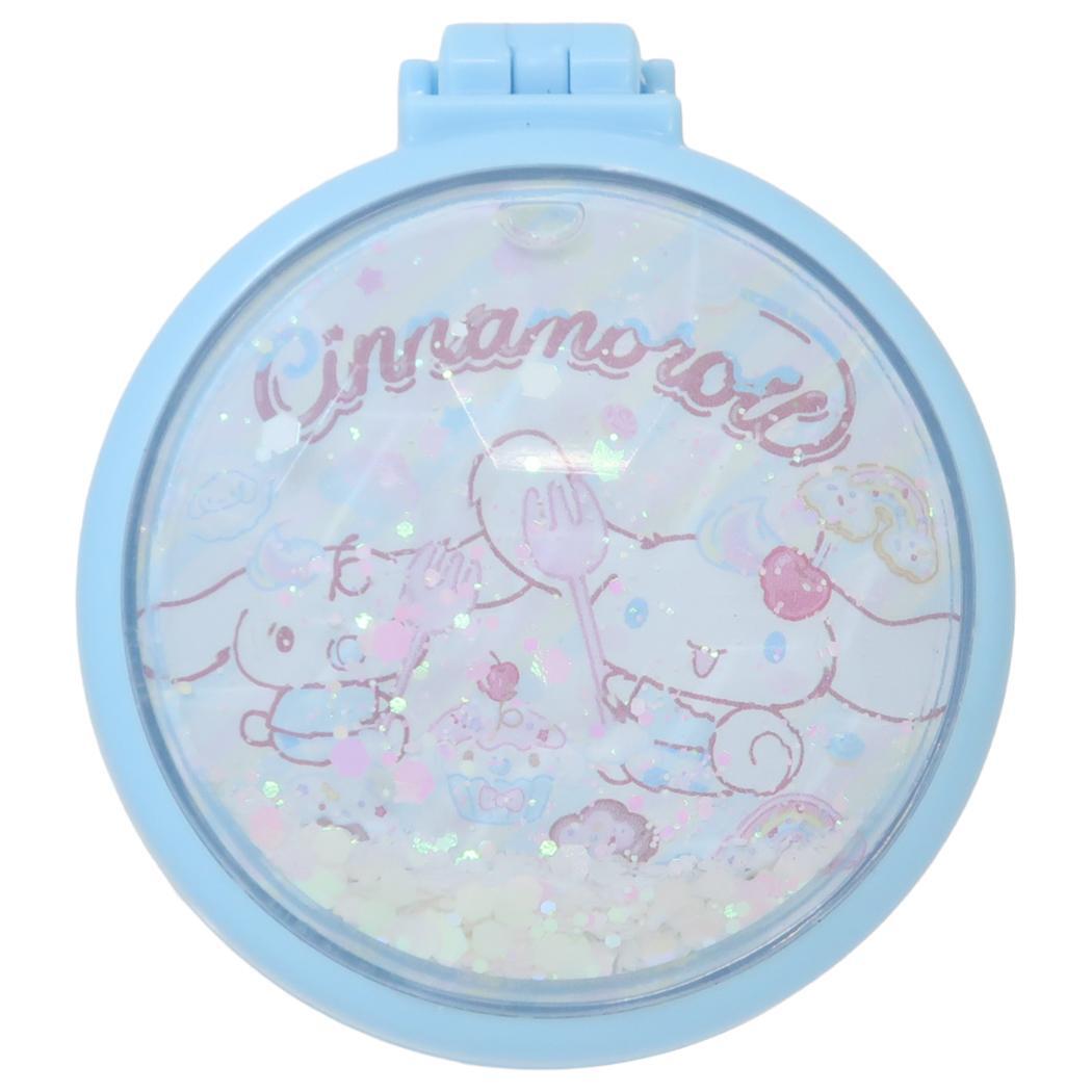 シナモロール 手鏡 きらきらミラー付きブラシ サンリオ プレゼント キャラクター グッズ拍卖