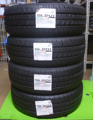 現品限り!! SEIBERLING セイバーリング SL201 165/55R15 75V 未使用 4本 室内保管【NT2592】拍卖