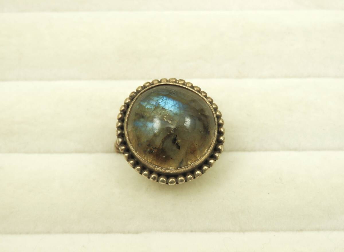 SILVER925 希少石 リング 13号 約5.95g 現状品 売り切り拍卖