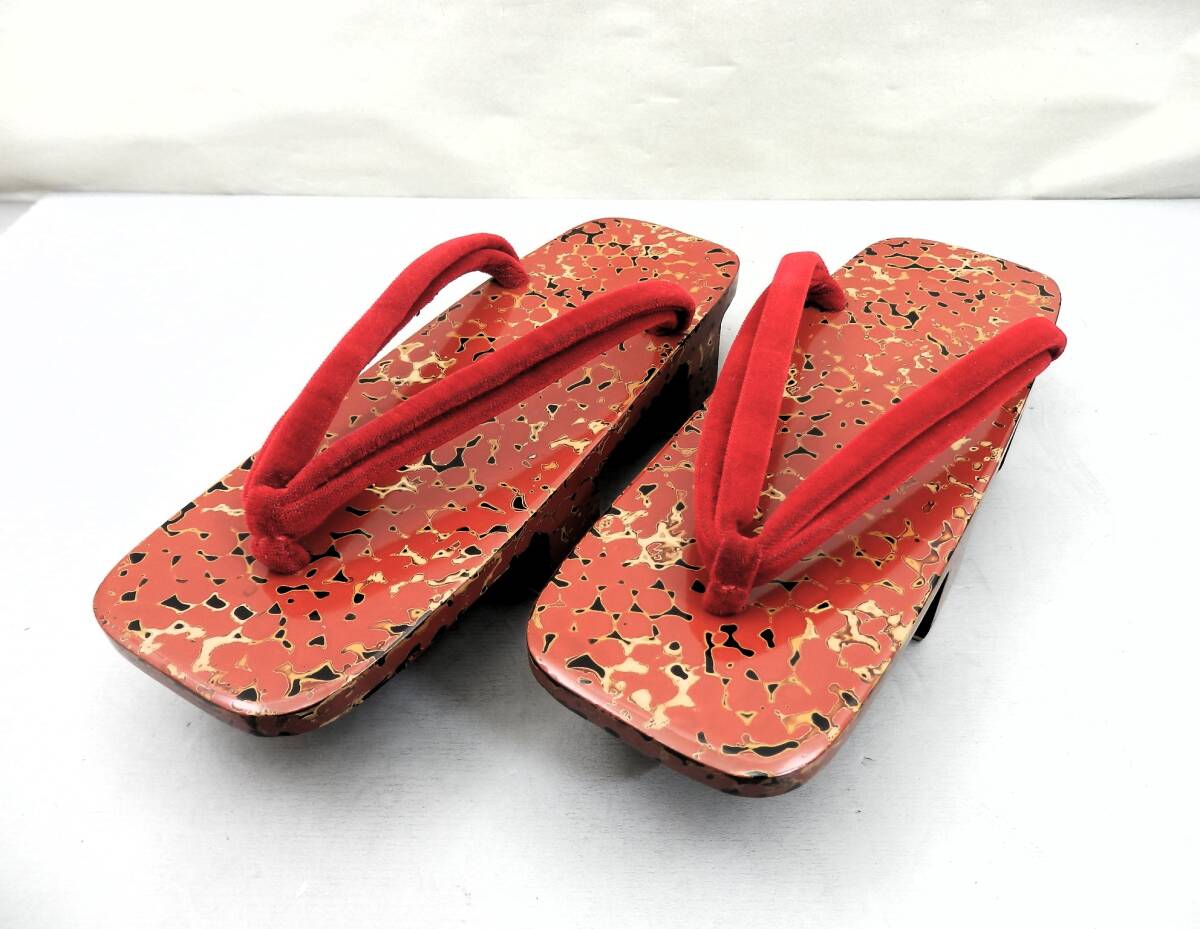 和装小物 虫喰い 下駄 約254g 現状品 売り切り拍卖