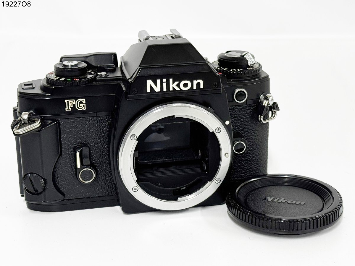 美品 シャッターOK Nikon ニコン FG 一眼レフ フィルムカメラ ブラックボディ 831万番台 19227O8-8拍卖