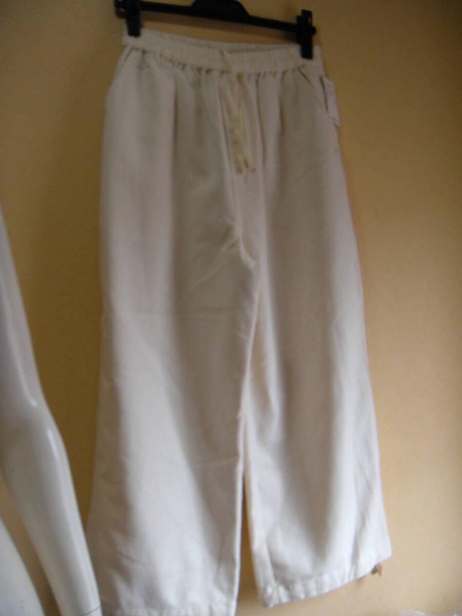 新品 Samansa Mos2 サマンサモスモス レディース F ツイル柄アソート裾ドロストパンツ バルーン CLC-1406763 SM2 タ3252拍卖