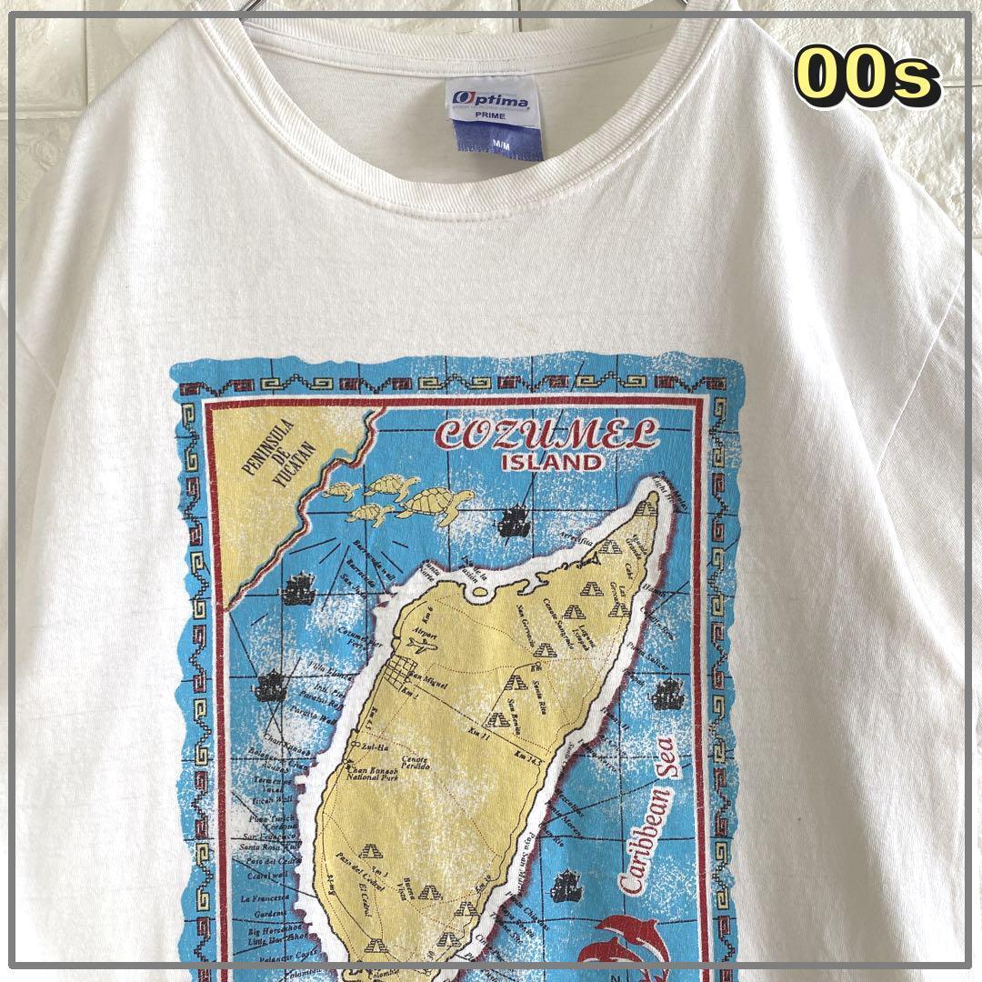 USA輸入 メキシコ コスメル島 デザイン フェード Tシャツ 4144拍卖