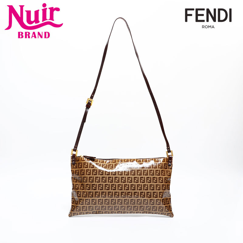 フェンディ FENDI ショルダーバッグ ズッキーノ PVC ブラウン拍卖