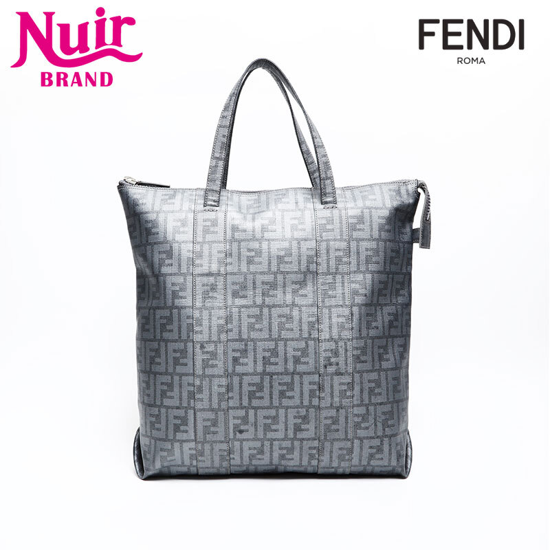 フェンディ FENDI ハンドバッグ ズッカ PVC グレー拍卖