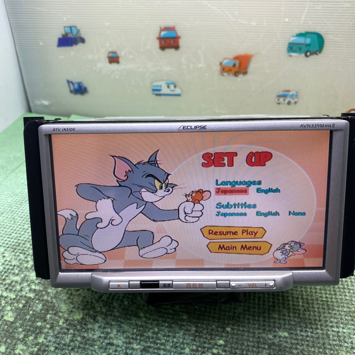 ECLIPSE イクリプス★AVN339M mkⅡ CD/DVD テレビ フルセグ CD★キズあり拍卖