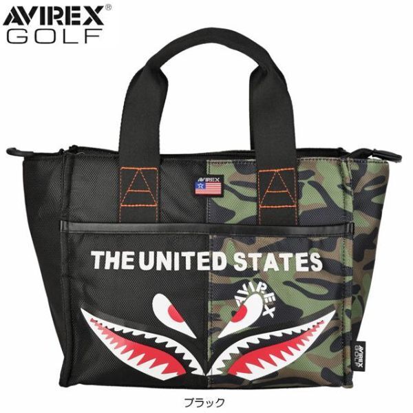 送料無料【新品即決】2025年モデル 保冷 ラウンドバッグ シャークマウス アビレックス ゴルフ AVIREX GOLF カートバック AVG5S-AC28拍卖