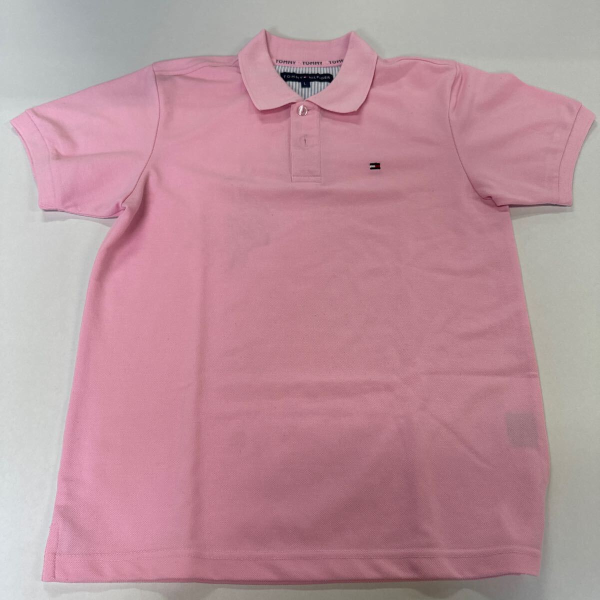 TOMY HILFIGER ピンク サイズL ジャンク品 Tシャツ 古着拍卖