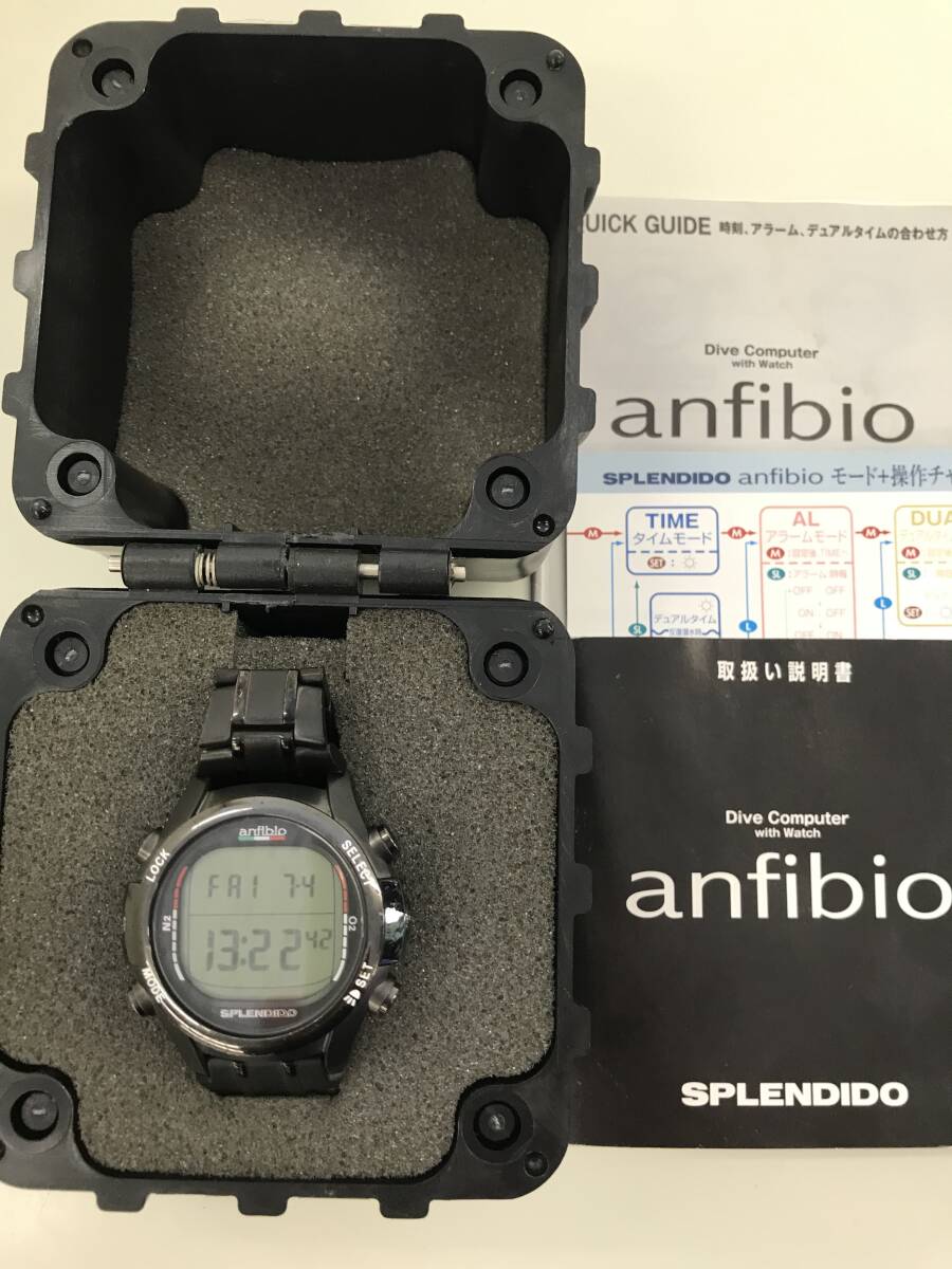 【20ダイブ】SCUBAPRO anfibioチタニウムダイブコンピュータ拍卖