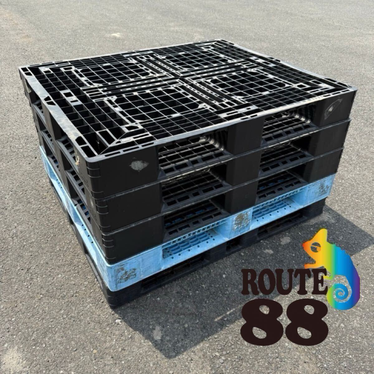 【大分県中津市発】中古 プラスチックパレット 1300×1100 mix 30枚セット プラパレ 樹脂パレット.拍卖