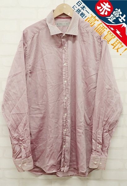 9T4022【クリックポスト対応】ETRO オープンカラーシャツ エトロ拍卖