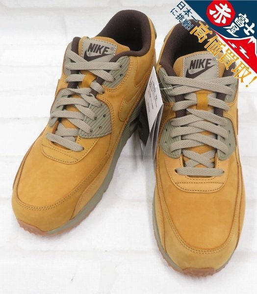3S2411/未使用品 NIKE AIR MAX 90 WINTER PRM WHEAT 15年製 683282-700 ナイキ エアマックス90 ウインタープレミアム 27cm拍卖