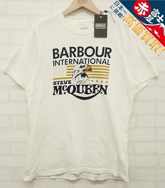 9T3992【クリックポスト対応】未使用品 Barbour EAGLE TEE バブアー バーブァー Tシャツ拍卖