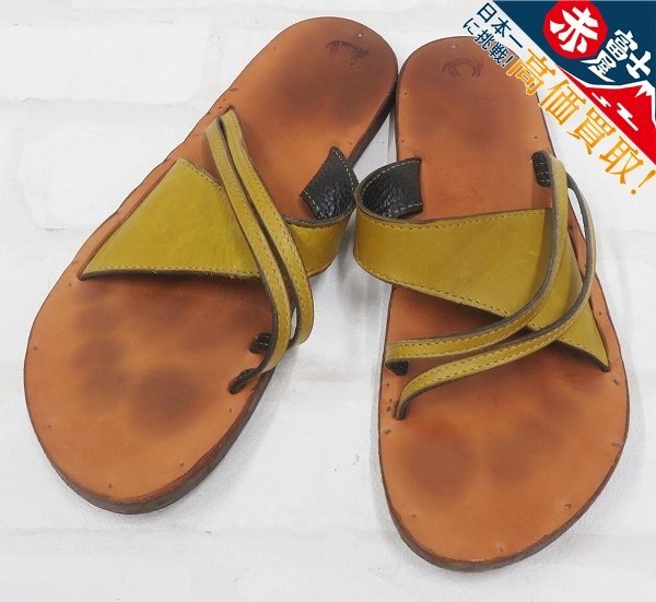 3S2527/ユッタニューマン レザーサンダル JUTTA NEUMANN拍卖