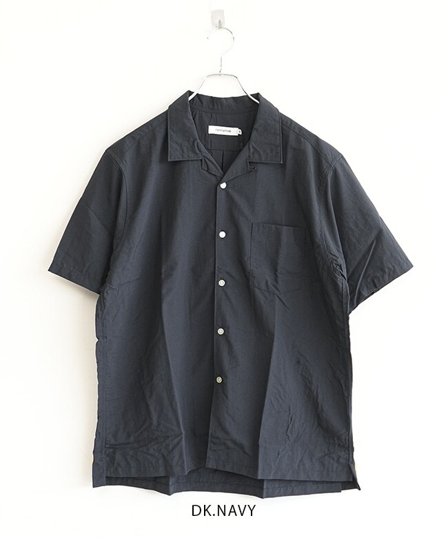 ノンネイティブ nonnative VOYAGER S/S SHIRT NYLON WEATHER DK.NAVY NN-S4619 SPRING / SUMMER 2025 カバーコード vendor hobo 1拍卖