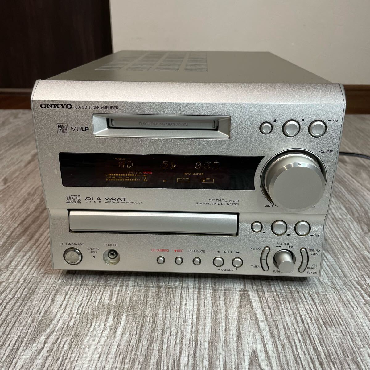 ONKYO オンキョー CD MDチューナーアンプ FR-X9拍卖