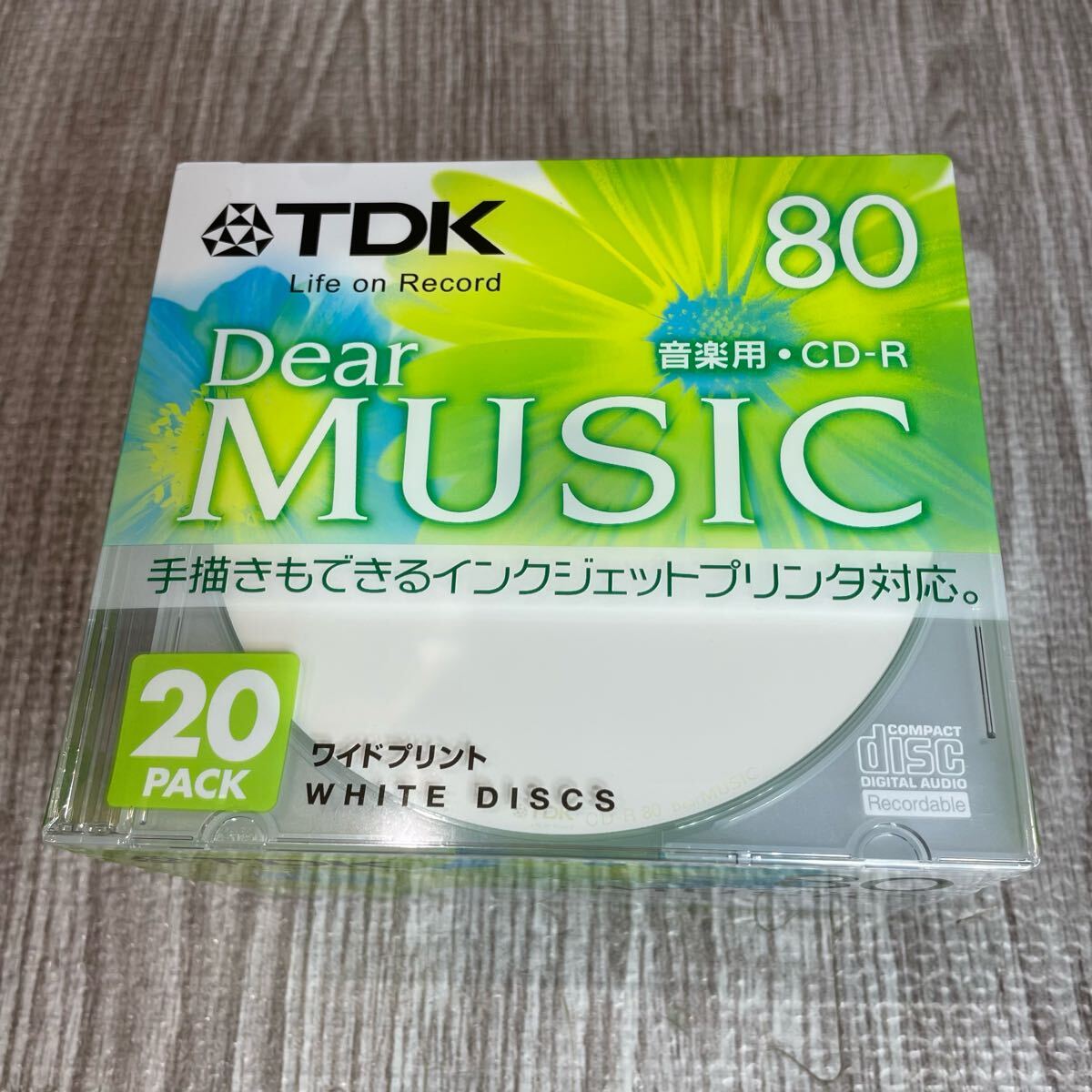 TDK Dear MUSIC 音楽用 CD-R 80分 20PACK CD-RDE80PWX20N拍卖