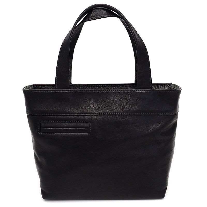 E06782 未使用品 MARGARET HOWELL idea/レザートートバッグ ブラック マーガレットハウエル レディース拍卖