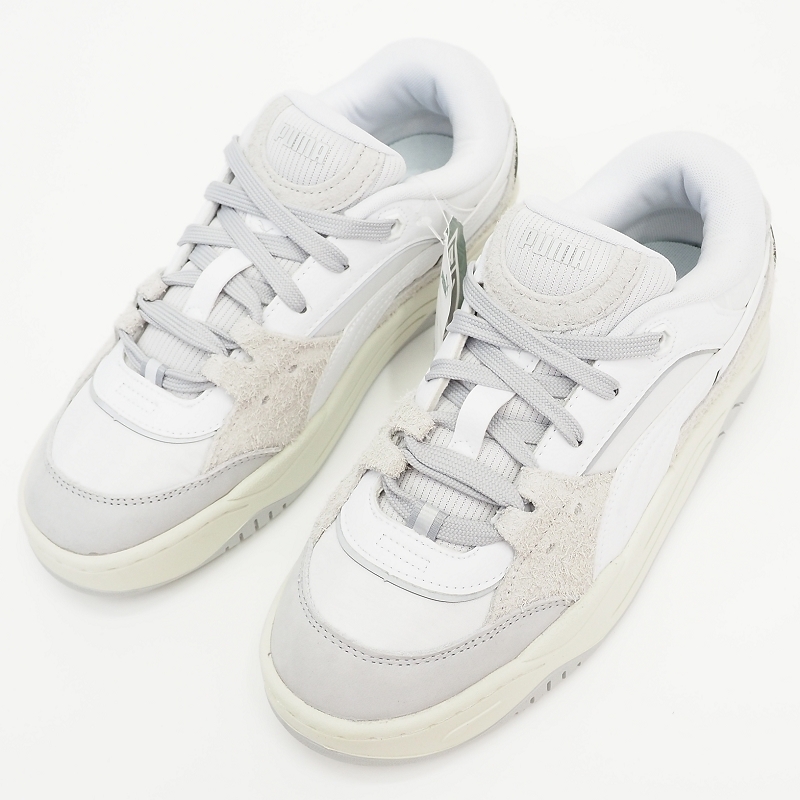 F06212 新品 PUMA/SKATEBOARDING PUMA リフレクト スニーカー【サイズ:UK9(28cm)】ホワイト スケートボーディング メンズ拍卖