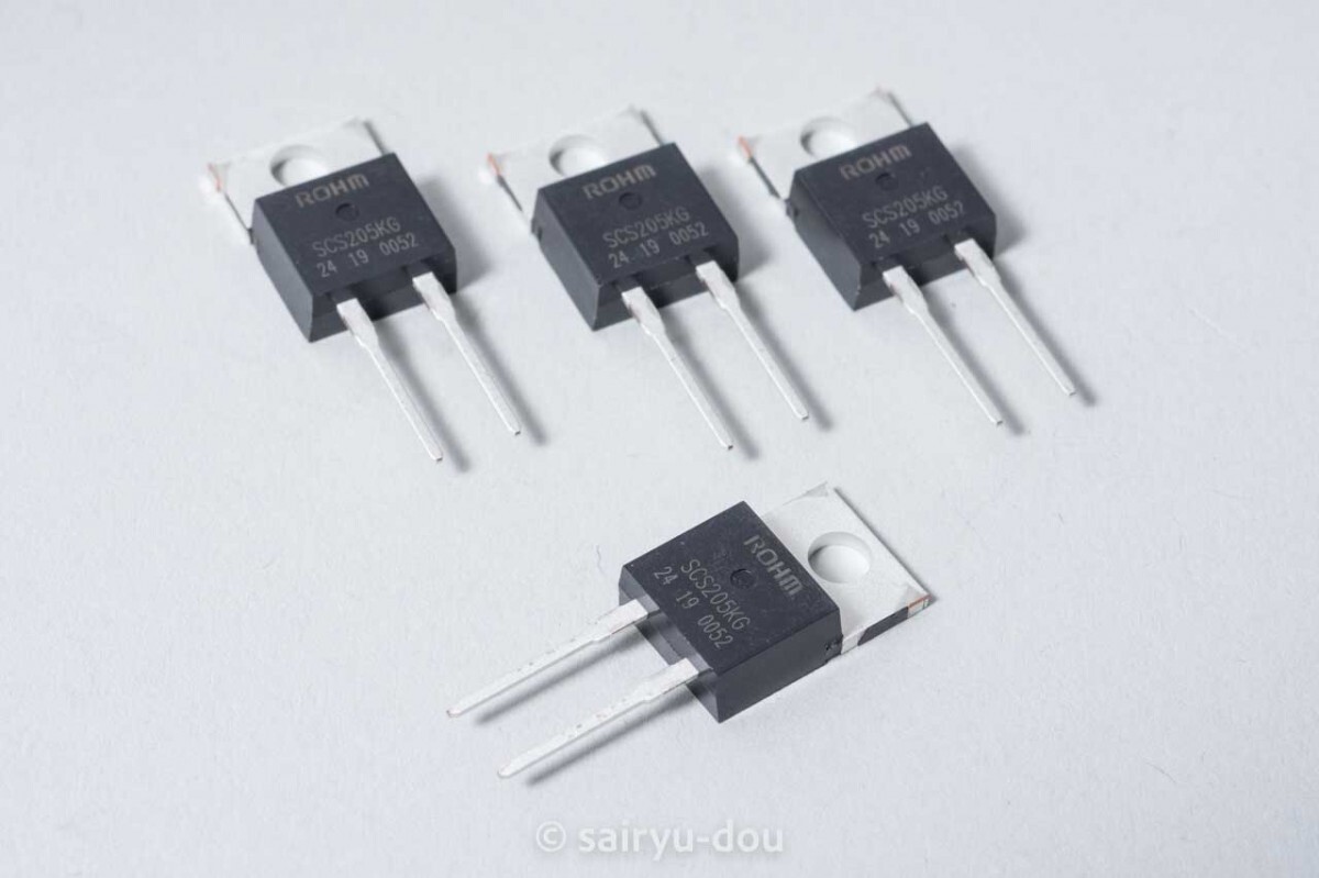 ショットキー・バリア・ダイオード(SiC SBD)ROHM SCS205KG 1200V/5A 新品4個セットA拍卖