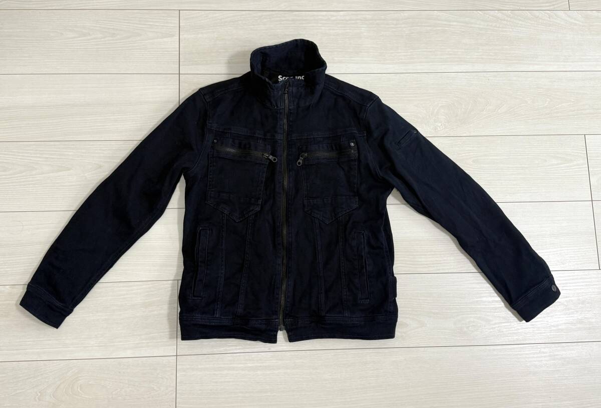 ★Scot.Inc ワークデニムジャケット ニットライクスリムジャケット Mサイズ ストレッチ★拍卖