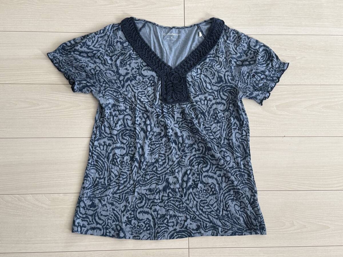 ★Croft & Barrow/クロフト&バロー レディース 総柄シャツ チュニックT サイズM★拍卖