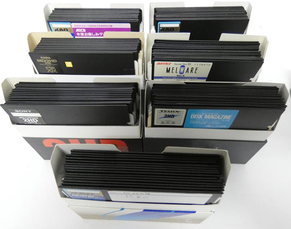 ■SONY KAO TEIJIN 5インチ(5.25) 2HD フロッピーディスク FD 100枚以上 PC-9801 中古 ジャンク品拍卖