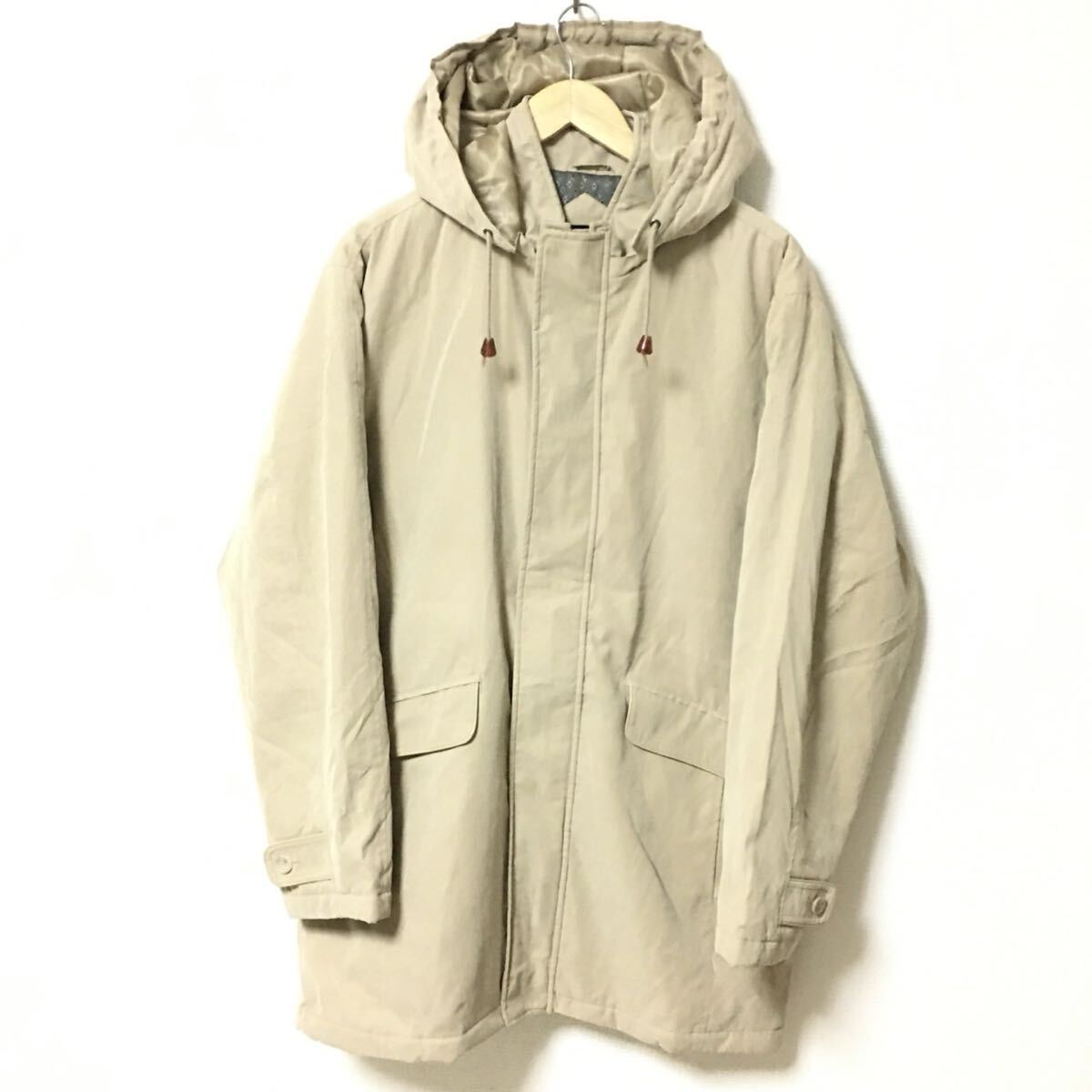 【GIANNI VALENTINO】ジャンニバレンチノ コート 中綿 ジャケット アウター カジュアル アウトドア ベージュ メンズ サイズL/Y34220fF拍卖