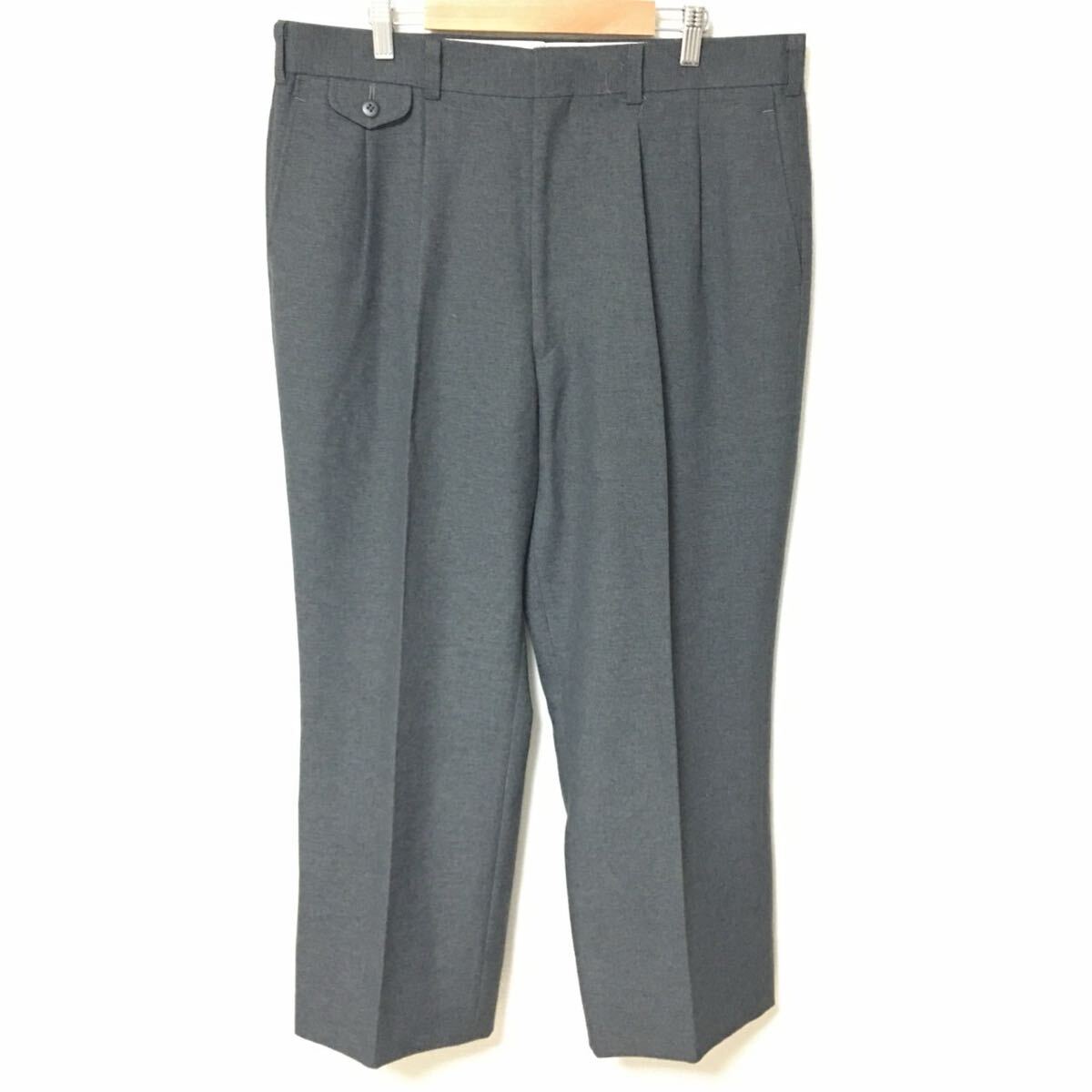 ビックサイズ!日本製◎【Lynx】リンクス スラックス パンツ GOLF ゴルフ 大人カジュアル ビジネス 春秋 メンズ グレー サイズ94/Y34427fF拍卖