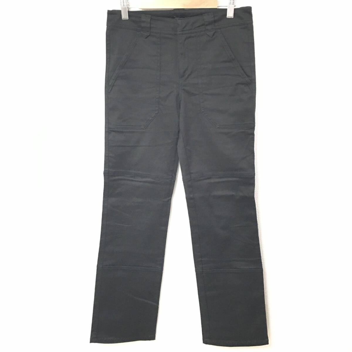 フランス製◎上品◎【JOSEPH】ジョセフ カジュアル パンツ スラックス 切り替え ストレッチ 光沢 メンズ ブラック サイズ S /Y34380fa拍卖