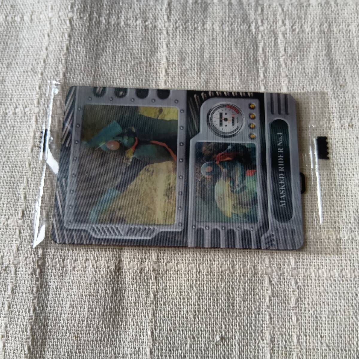 森永 仮面ライダー総集編ウエファーチョコ 見本カード1枚拍卖