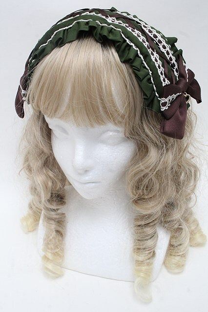 metamorphose / ヘッドドレスカチューシャ グリーン S-25-07-10-013-ME-AC-AS-ZS拍卖