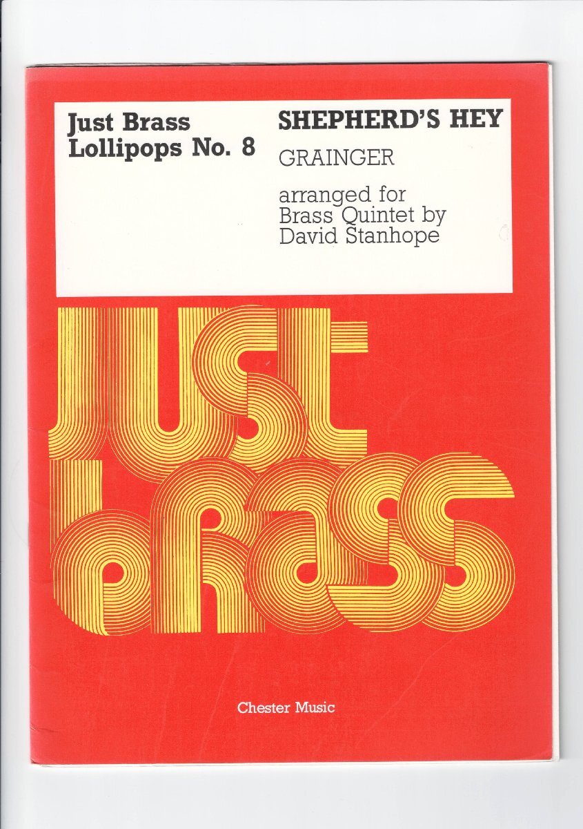 送料無料 金管5重奏楽譜 P.A.グレインジャー:羊飼いの呼び声 D.スタンホープ編 試聴可 スコア・パート譜セット 五重奏拍卖
