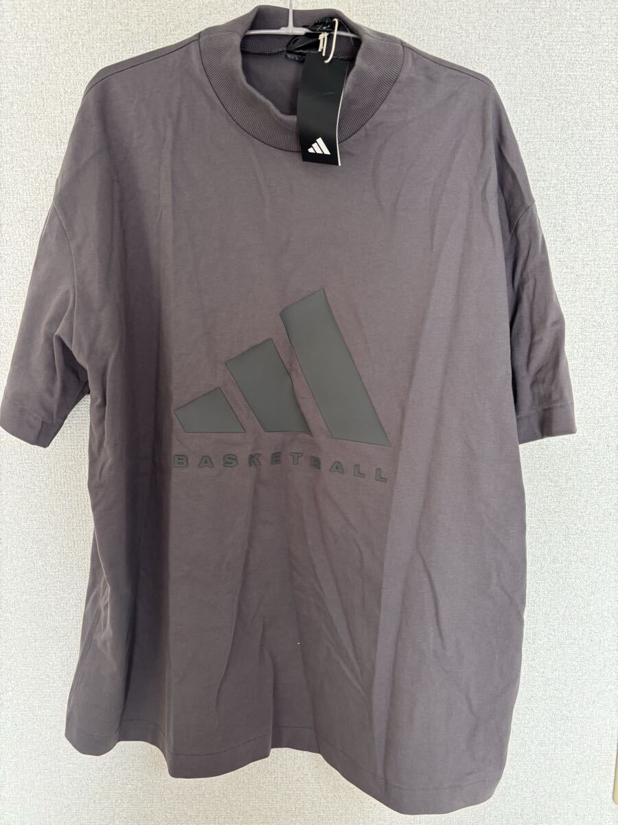 ★アディダス アディダス バスケットボール 001 Tシャツ XL 新品 ブラウンIX1970拍卖