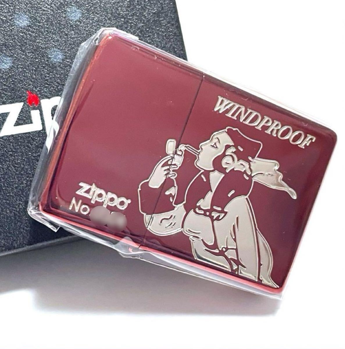zippo ビックウィンディー ネオレッド WINDY拍卖