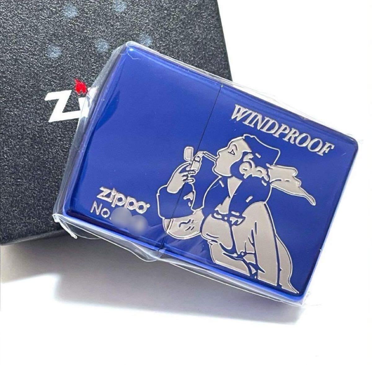 zippo ビックウィンディー ラピスブルー WINDY拍卖