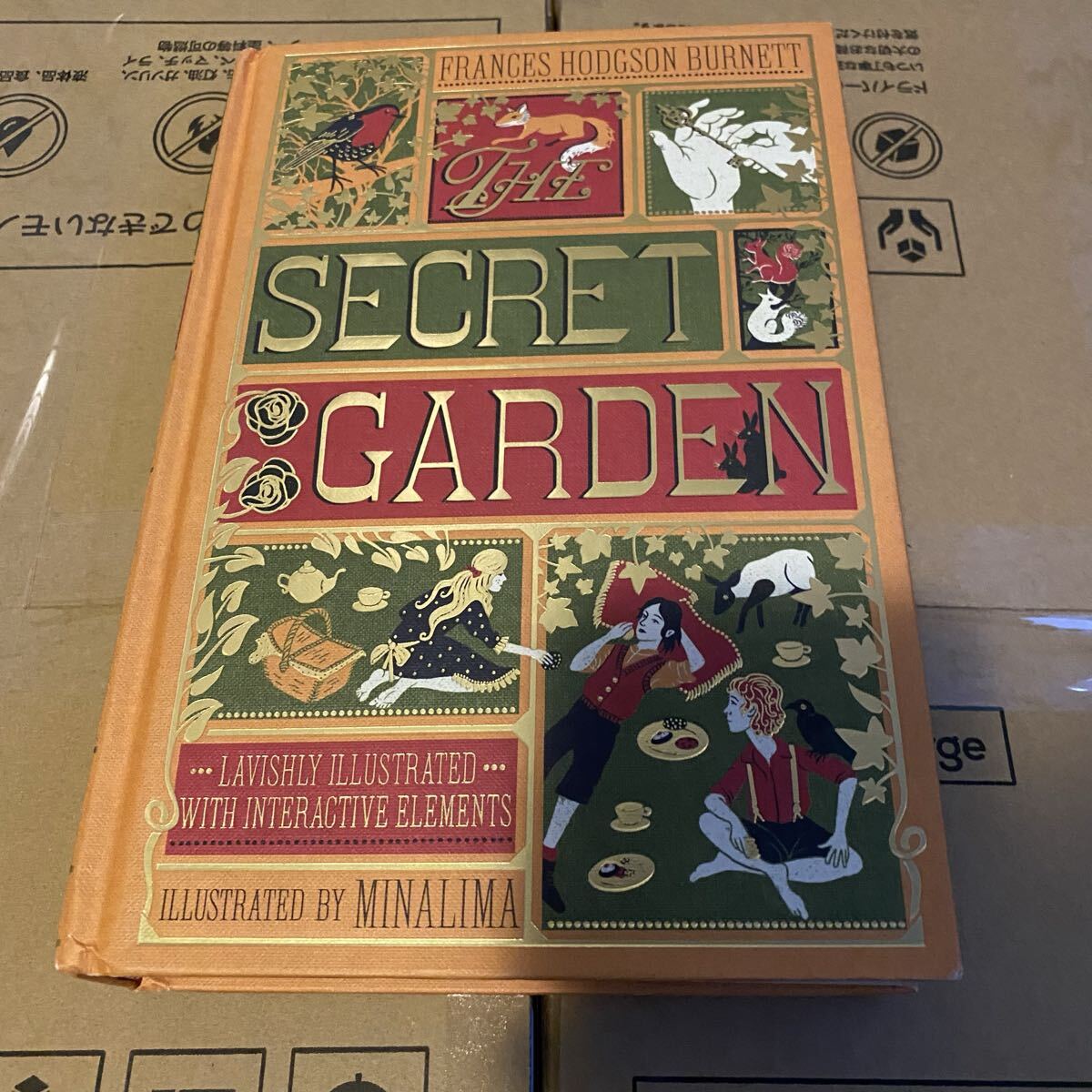 洋書 秘密の花園 ミナリマ 仕掛け絵本 ハードカバー The Secret Garden MinaLima 西村書店版 原書拍卖