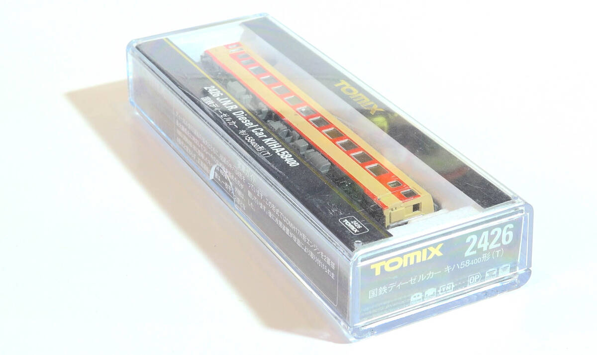 【H57Y80】TOMIX「No.2426 キハ58 400形(T)」動力なし キハ58系急行形ディーゼルカー 中古Nゲージ ジャンク トミックス拍卖