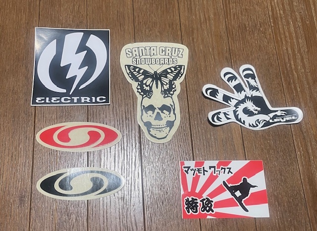 ☆即決☆SANTACRUZ SALOMON LEVEL ELECTRIC マツモトワックス スキースノーボード全6枚①拍卖